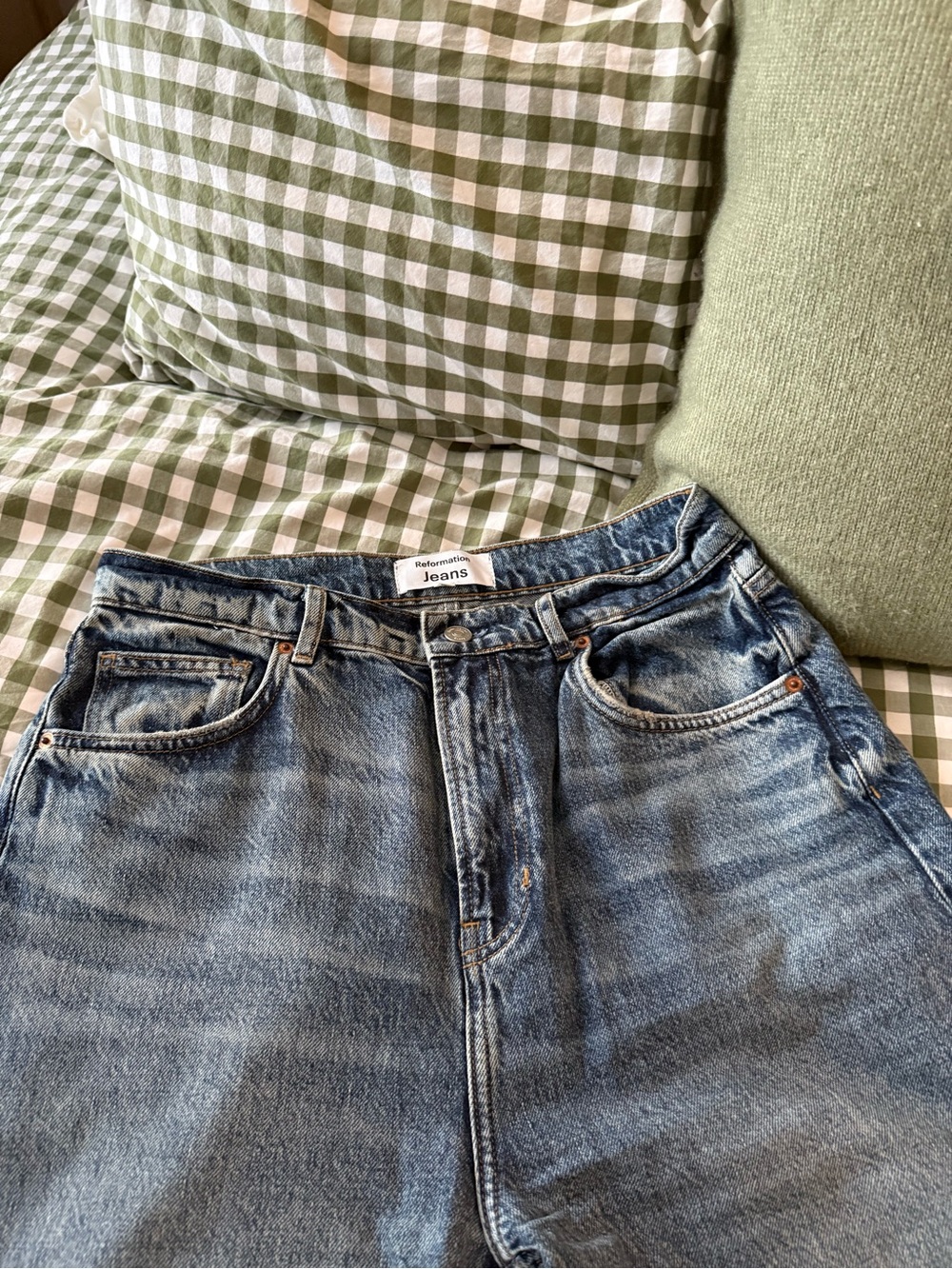 Reformation Wilder High Rise Wide Leg Jeans - Picture 10 of 12